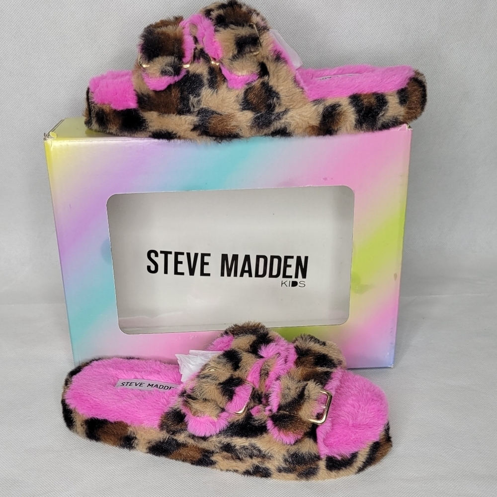 Steve Madden Fur Slippers - Picture 1 of 4